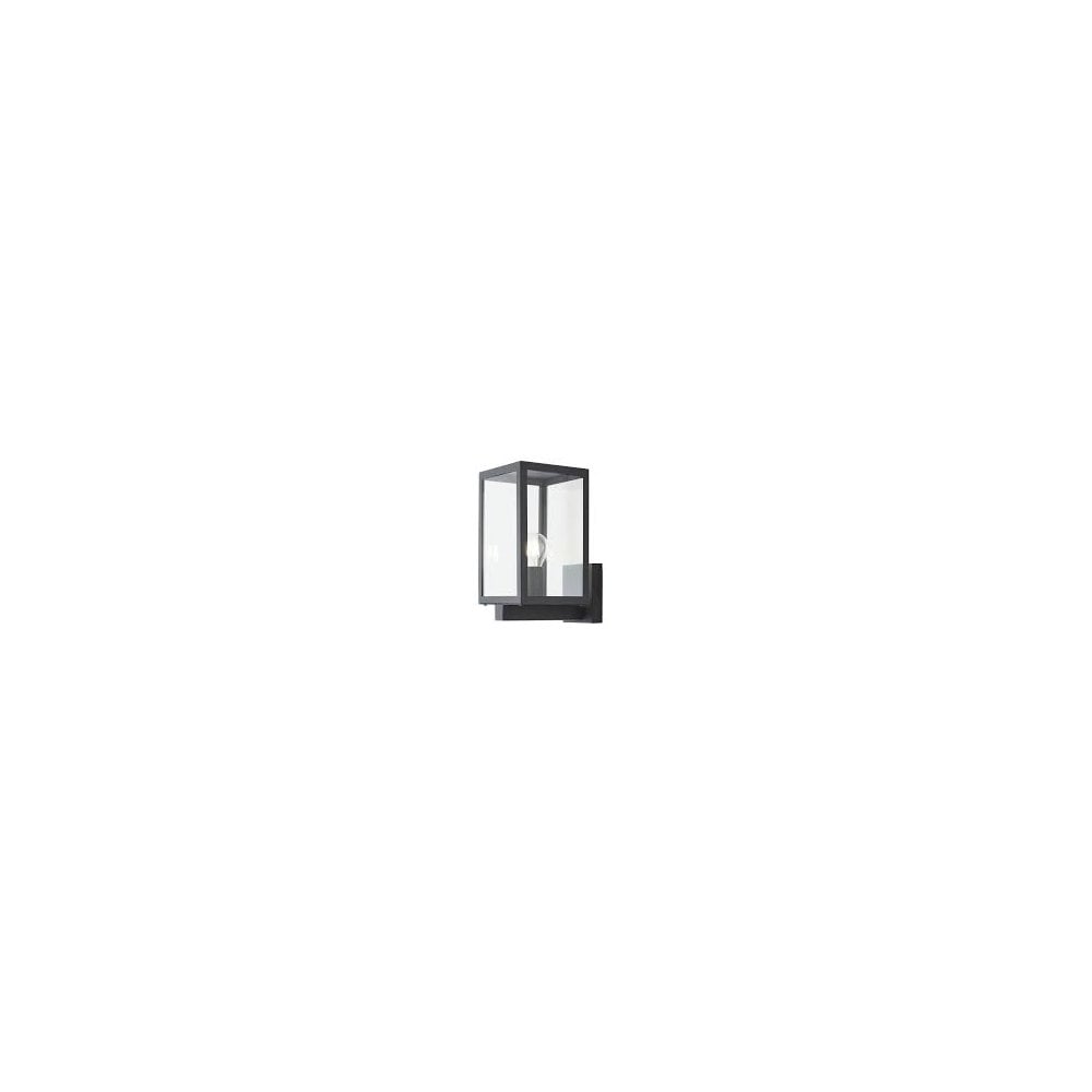 Hestia Glass Wall Lantern in Anthracite