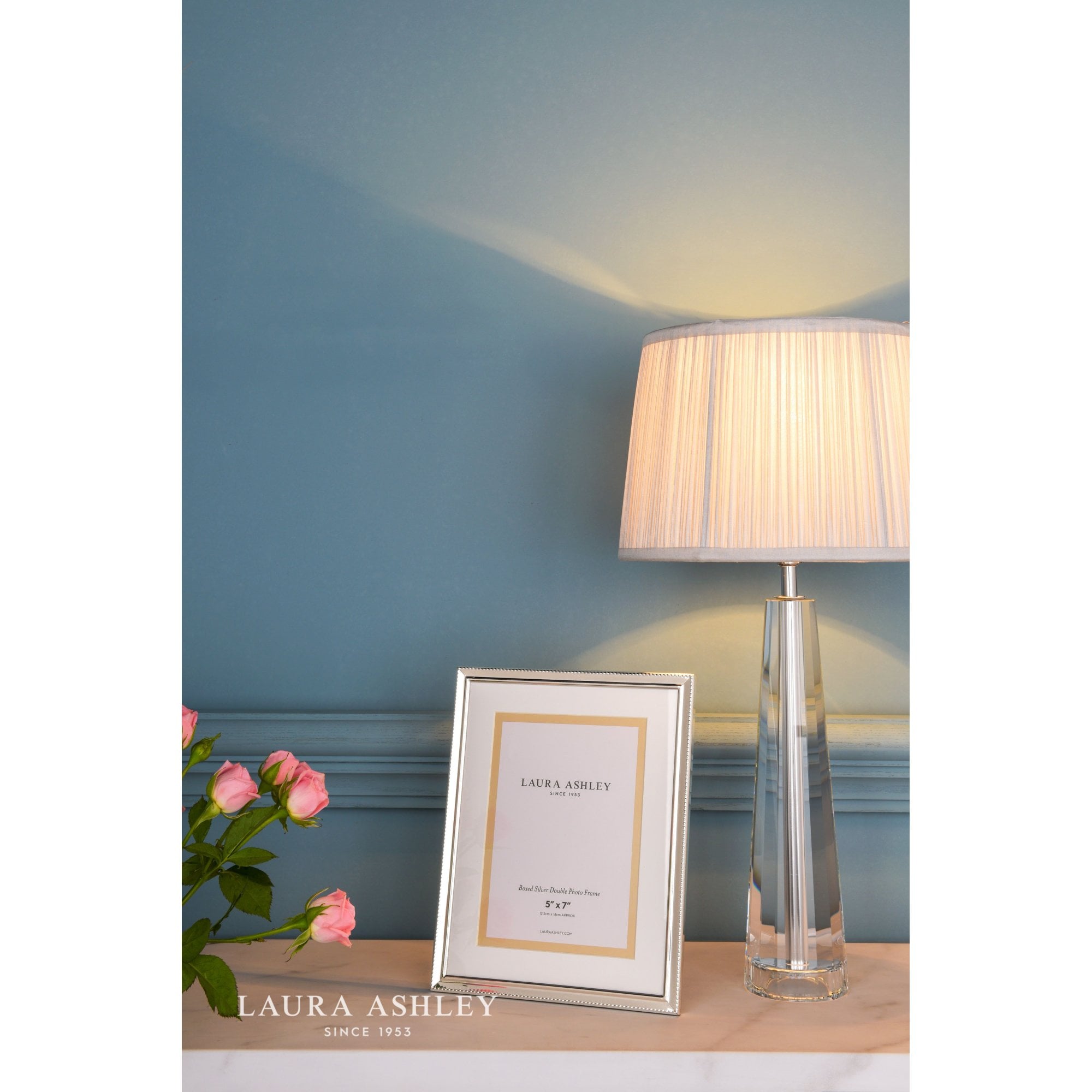 Boxed 5x7 inch Photo Frame Polished Silver