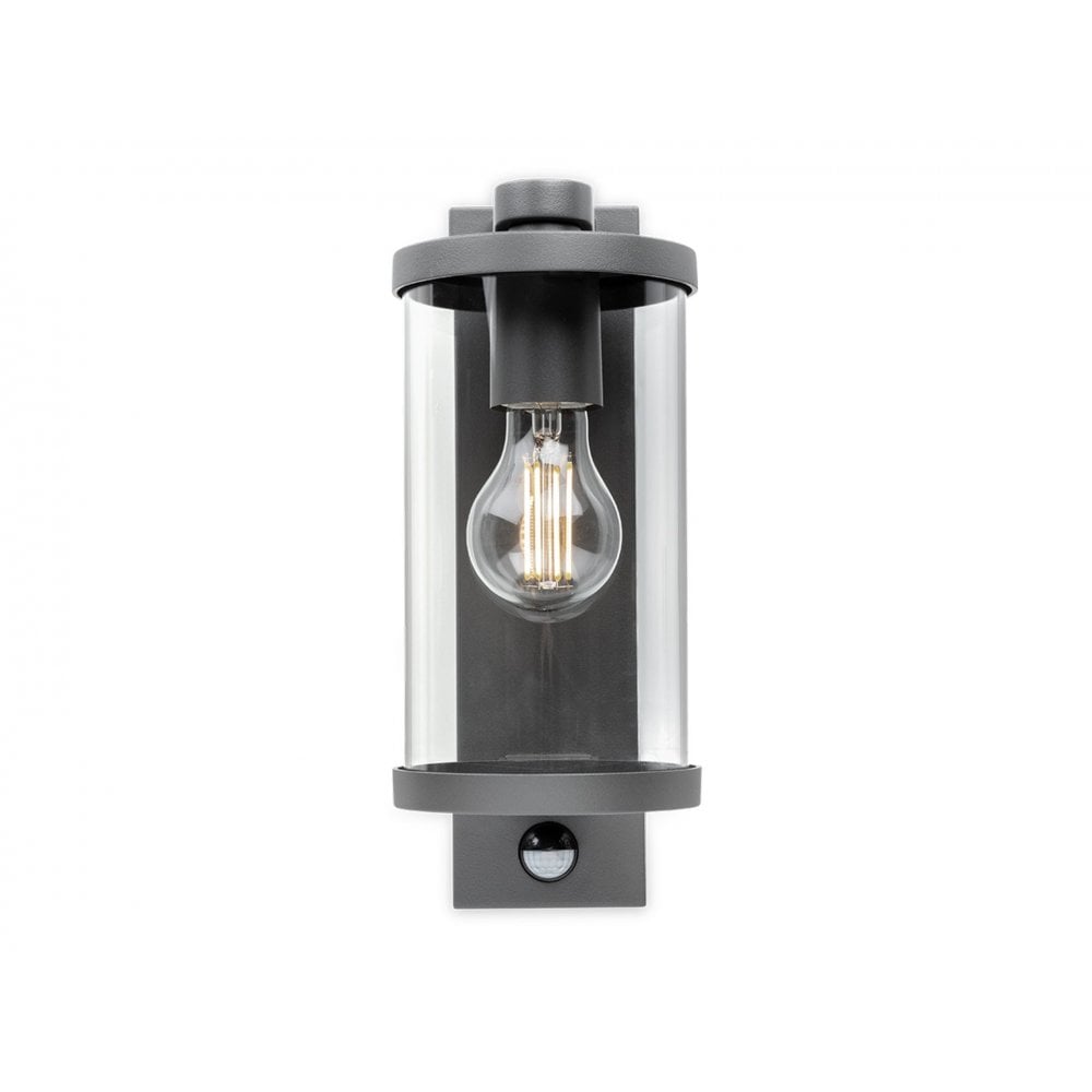 Harley Graphite Wall Lantern with PIR Sensor