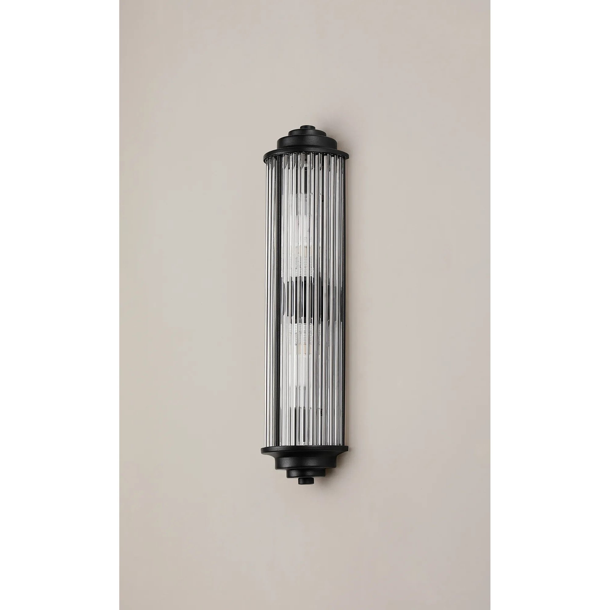 Appeal Small Flush Satin Black Wall Fitting IP44