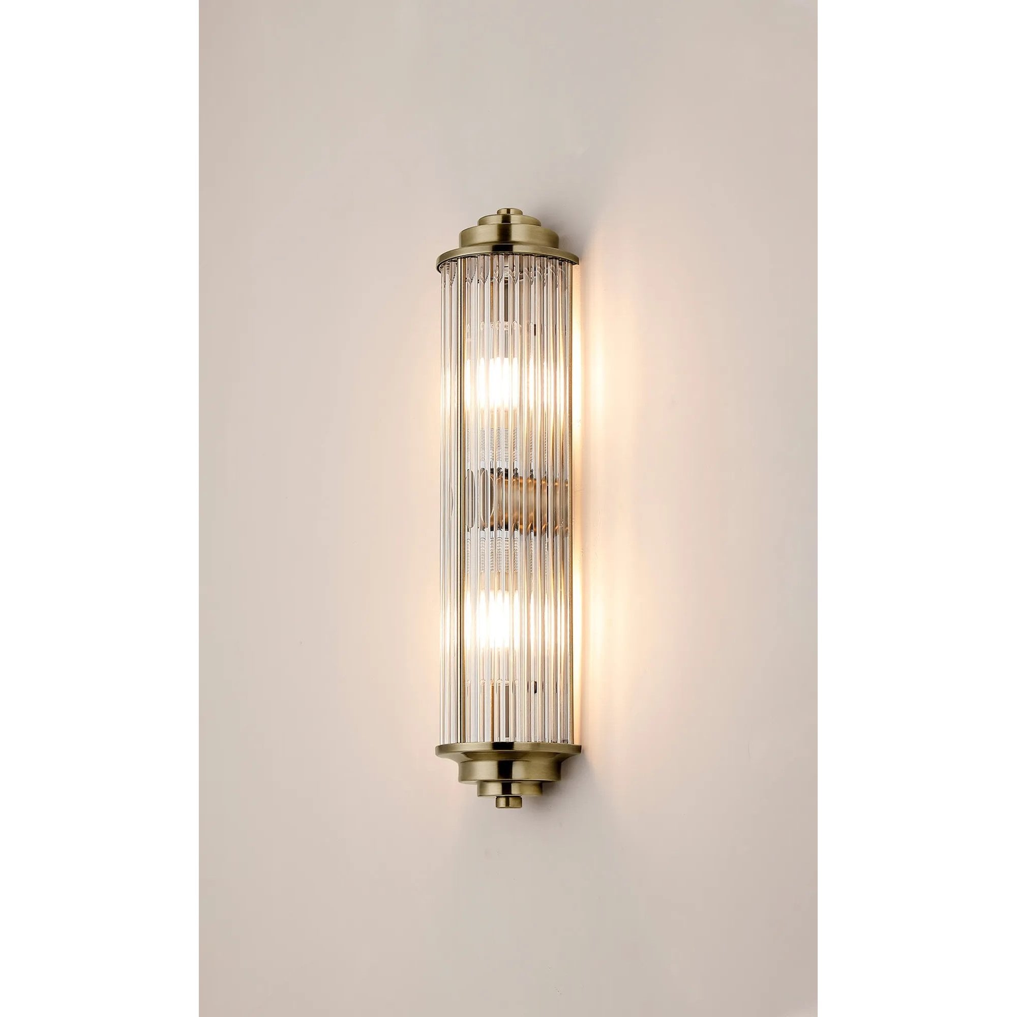 Appeal Small Flush Wall Antique Brass Fitting IP44