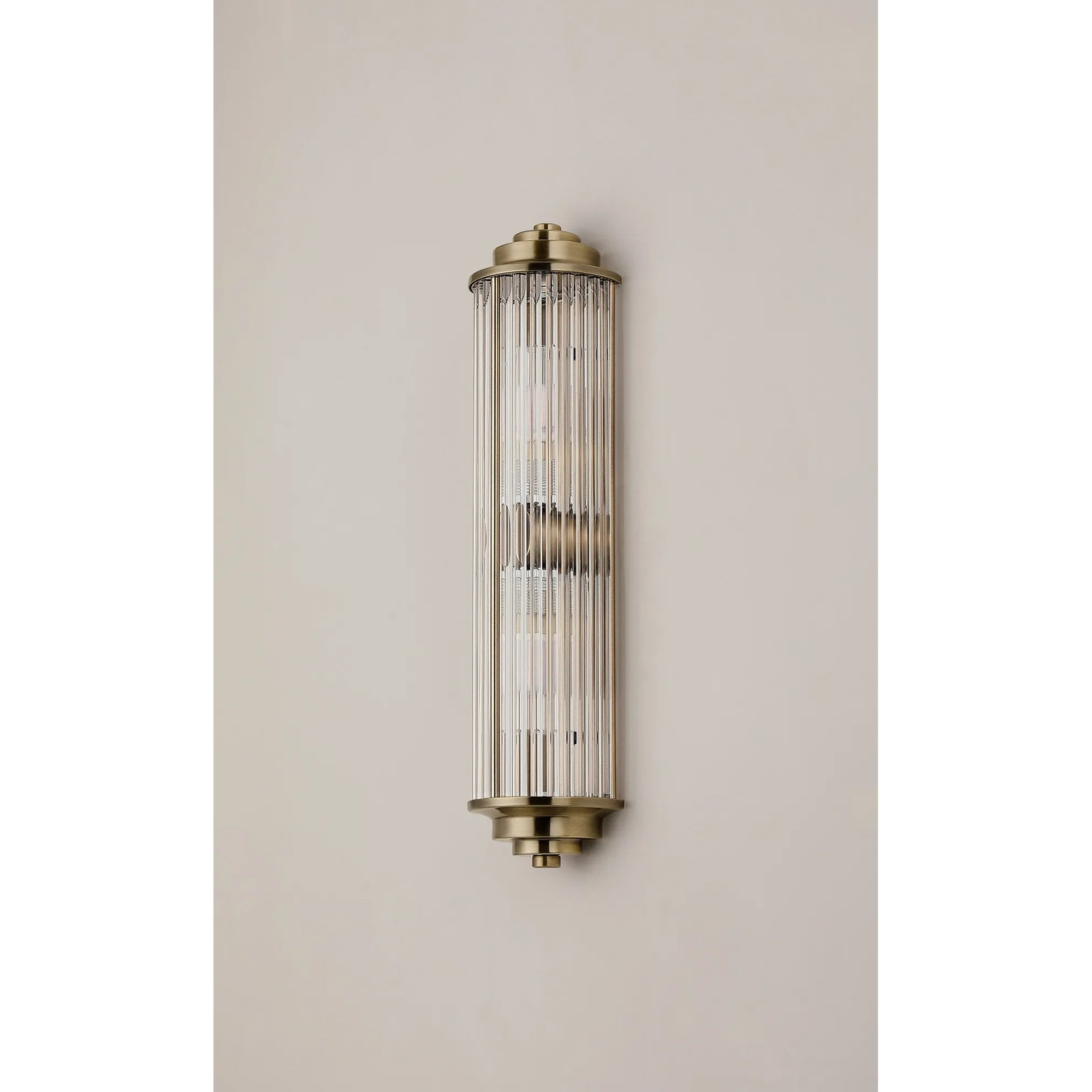 Appeal Small Flush Wall Antique Brass Fitting IP44