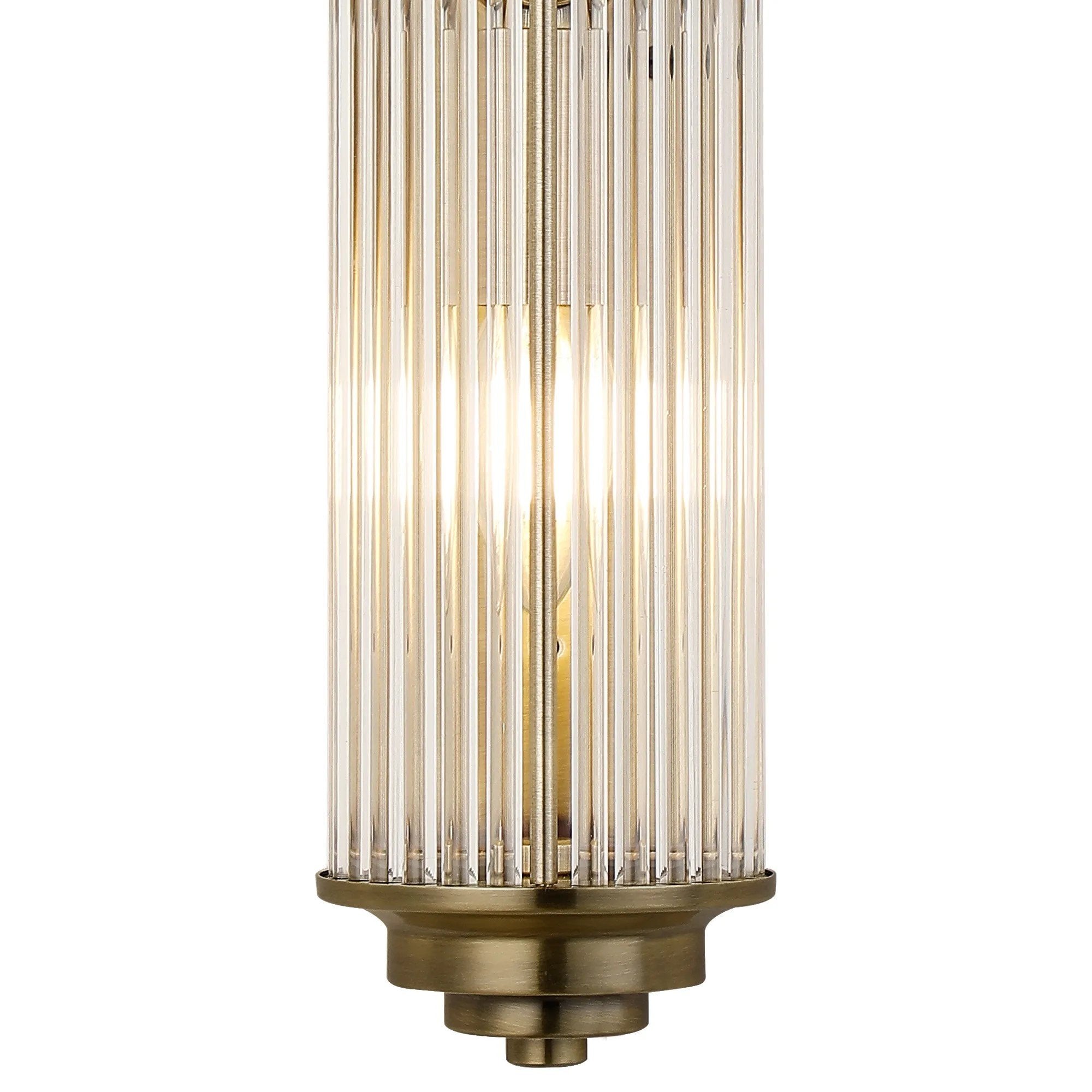 Appeal Large Flush Wall Antique Brass Fitting IP44