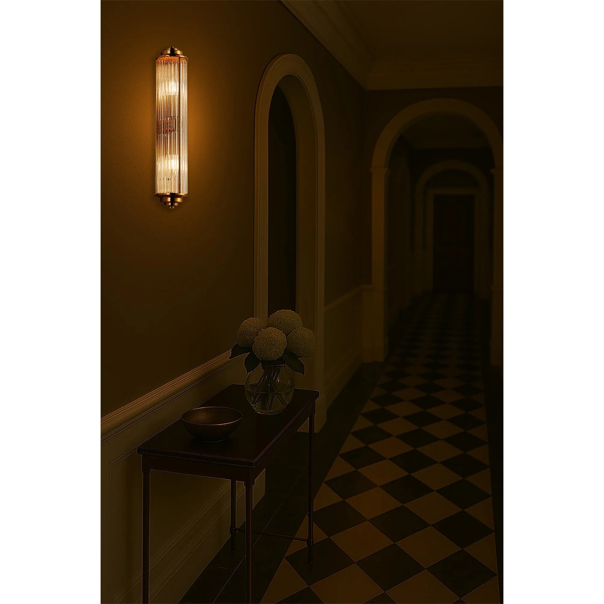 Appeal Large Flush Gold Wall Fitting IP44