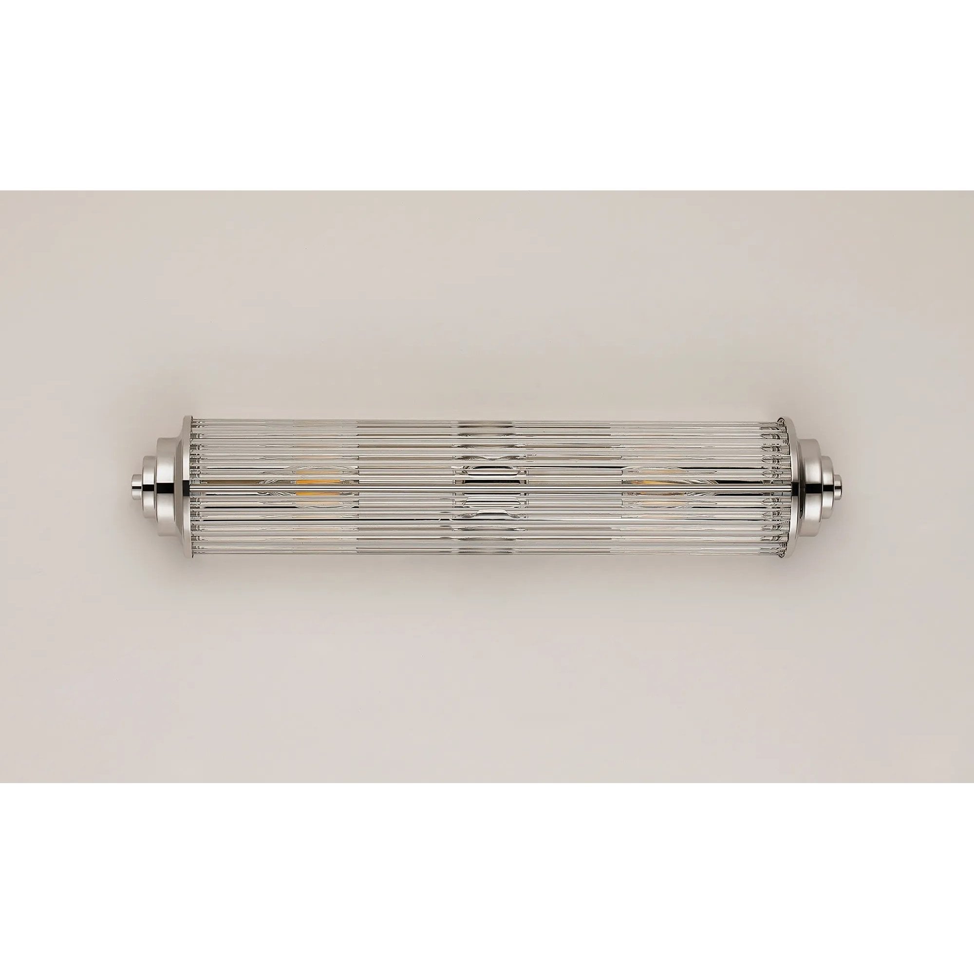 Appeal Large Flush Polished Nickel Wall Fitting IP44