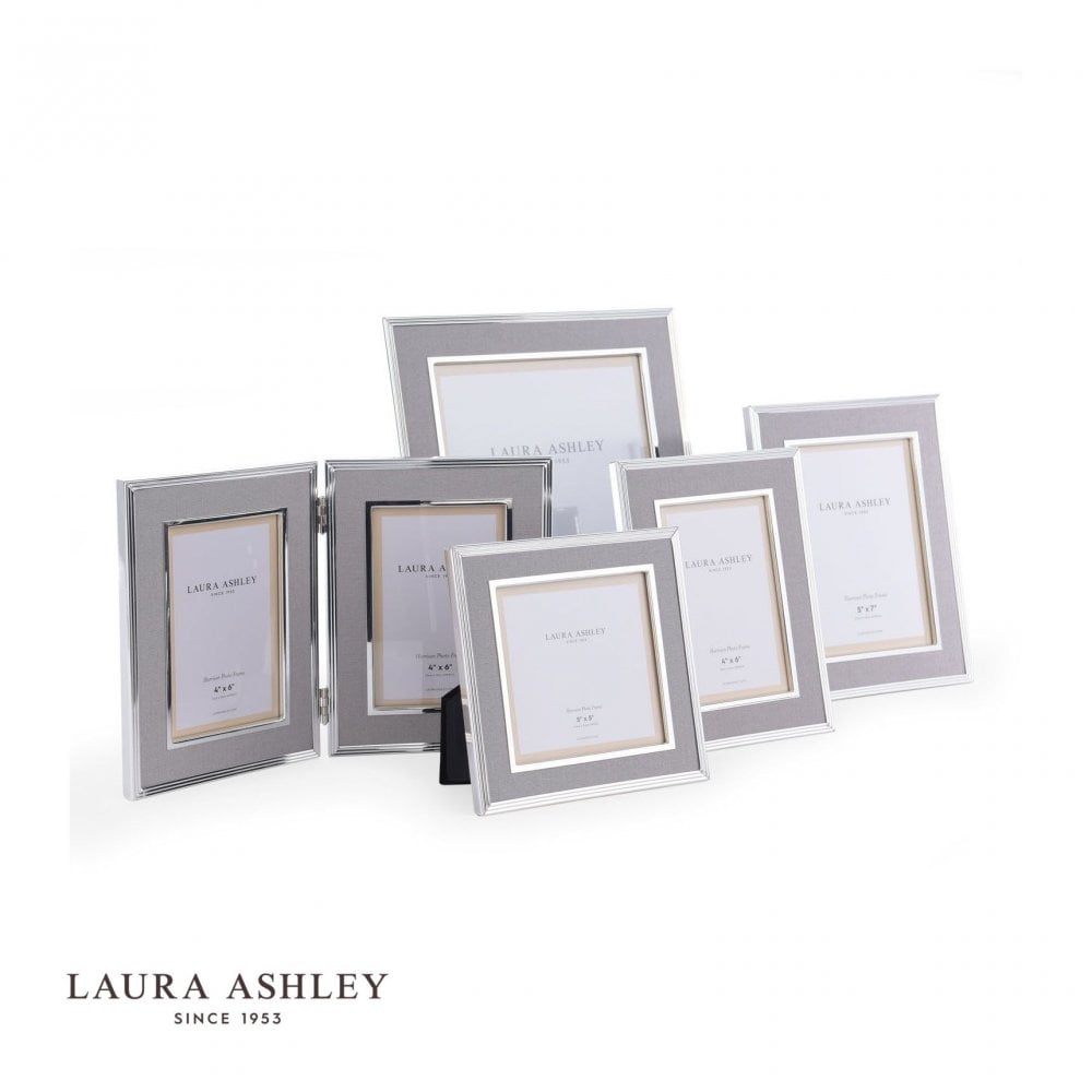 Harrison Pale Charcoal Grey Linen Photo Frame 8x10 Inch