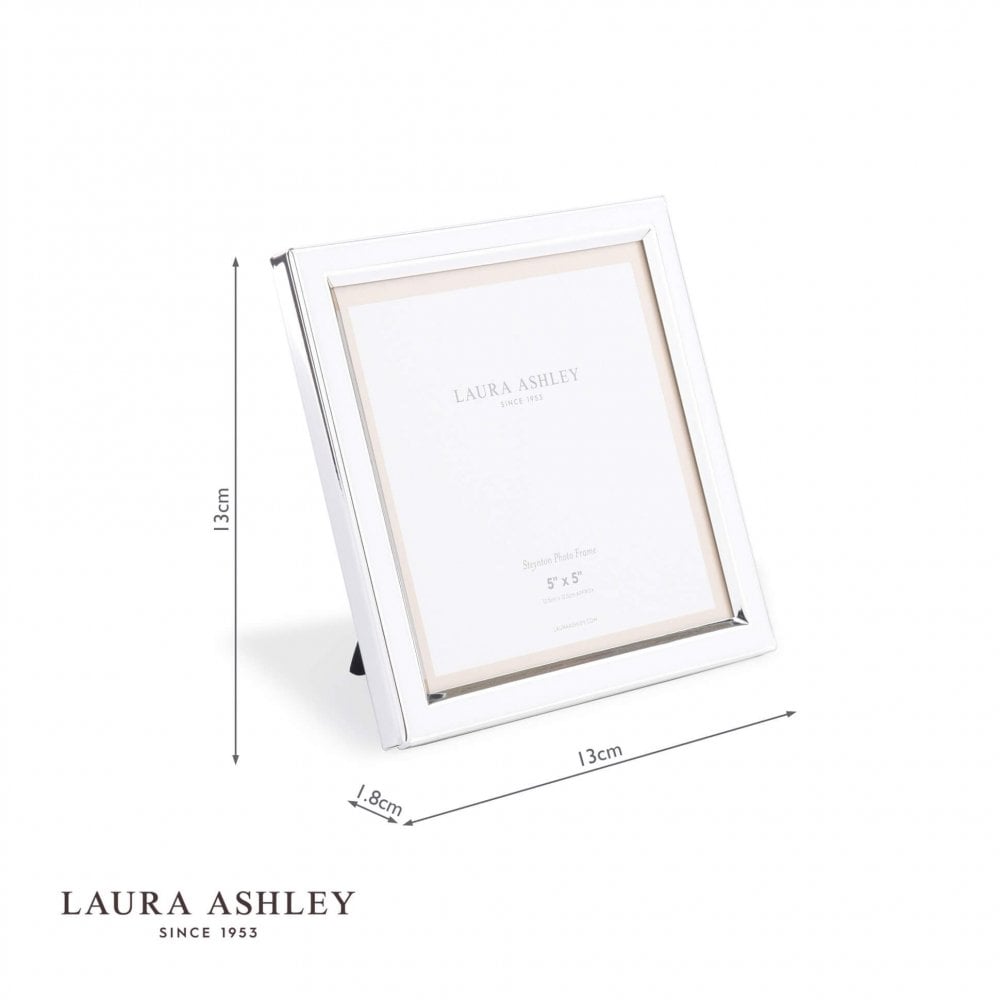 Steynton Square Silver Plated 5x5 Inch Photo Frame