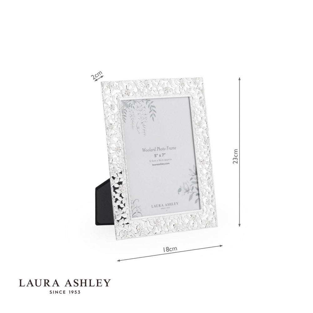 Woolard Polished Silver 5x7 Inch Photo Frame