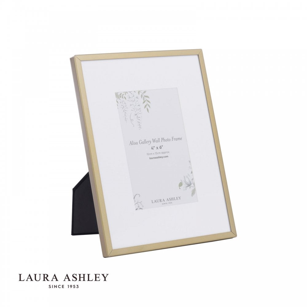 Set of 6 Alisa Matt Gold Photo Frames