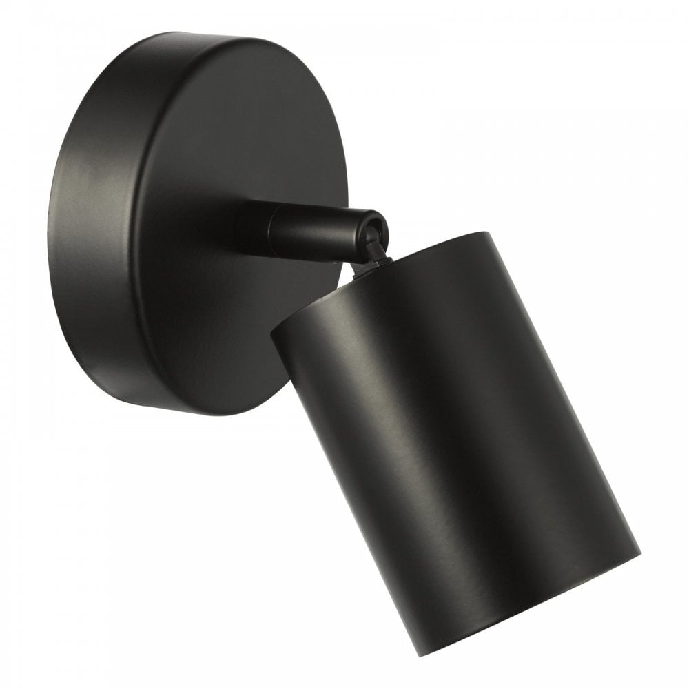 Cawley Single Matt Black Spotlight