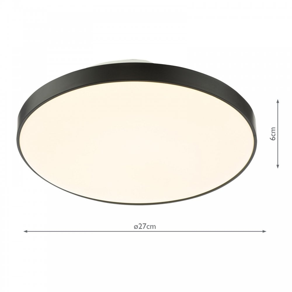 Essien LED Flush Fitting in White & Black IP44