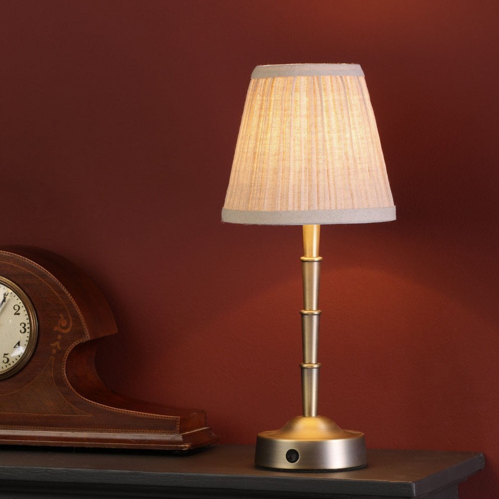 Didina Natural Linen Drum Shade 15cm