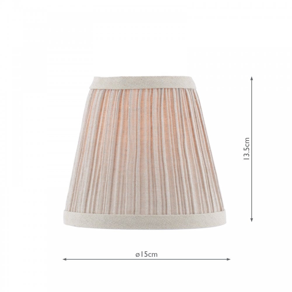 Didina Natural Linen Drum Shade 15cm
