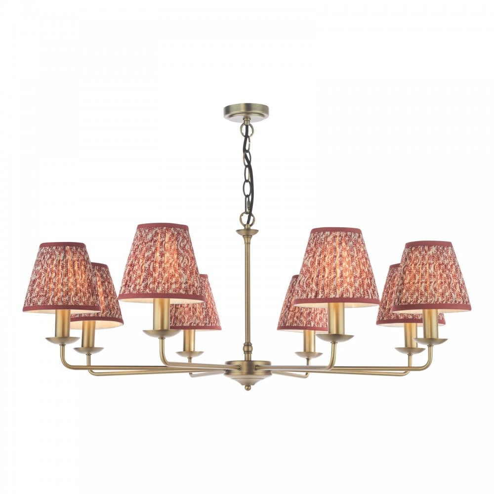 Favian 8 Light Matt Bronze Pendant