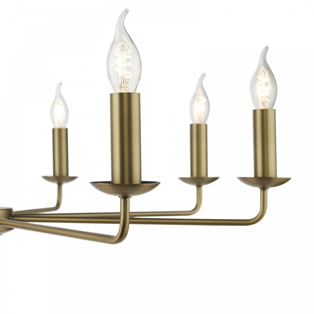 Favian 8 Light Matt Bronze Pendant