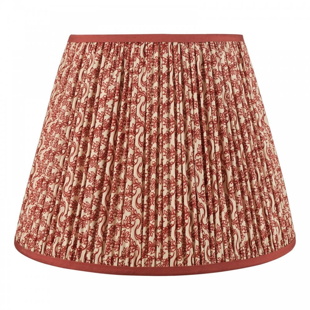 Esther Red 400mm Cotton Empire Shade