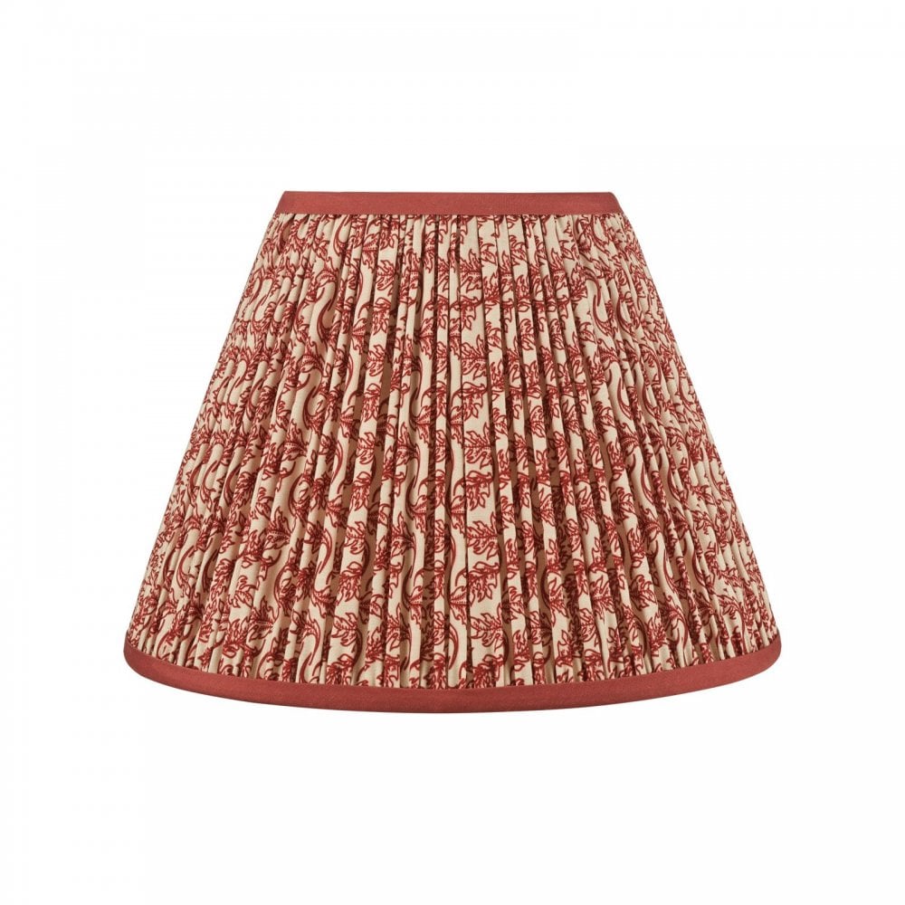 Esther Red 300mm Cotton Empire Shade