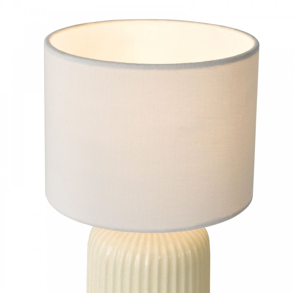Gigi Cream Twin Pack Table Lamps C/W Shade