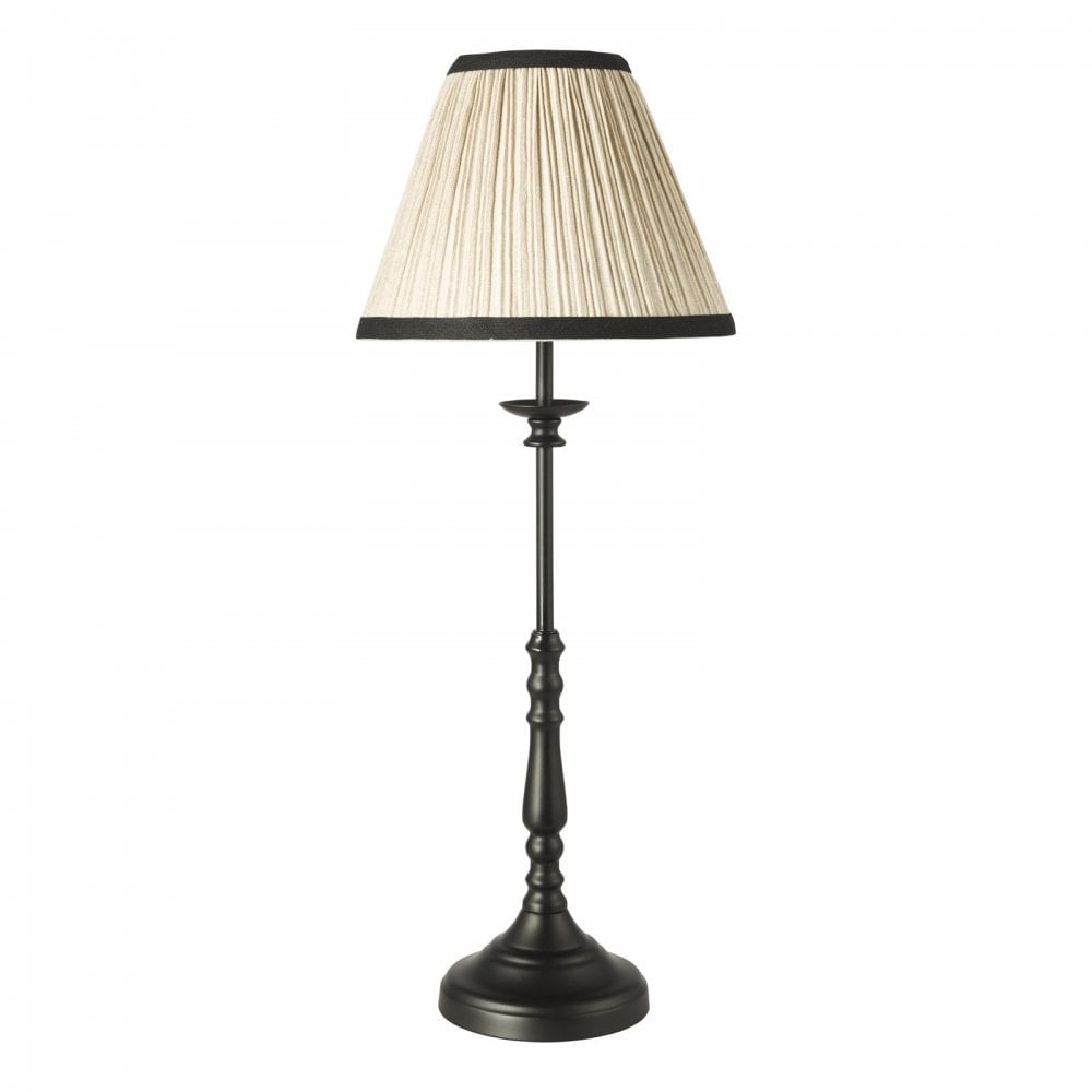 Judy Black Table Lamp C/W Shade