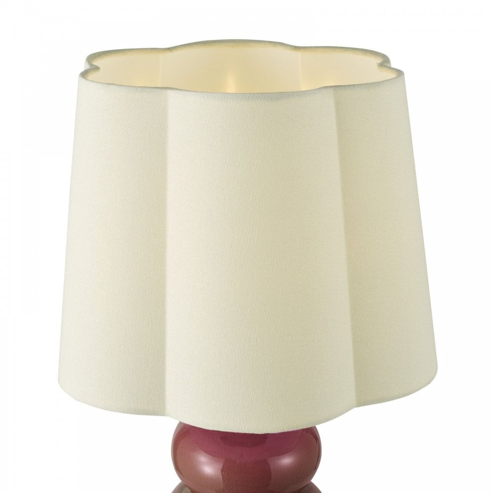 Jordana Pink Table Lamp C/W Shade