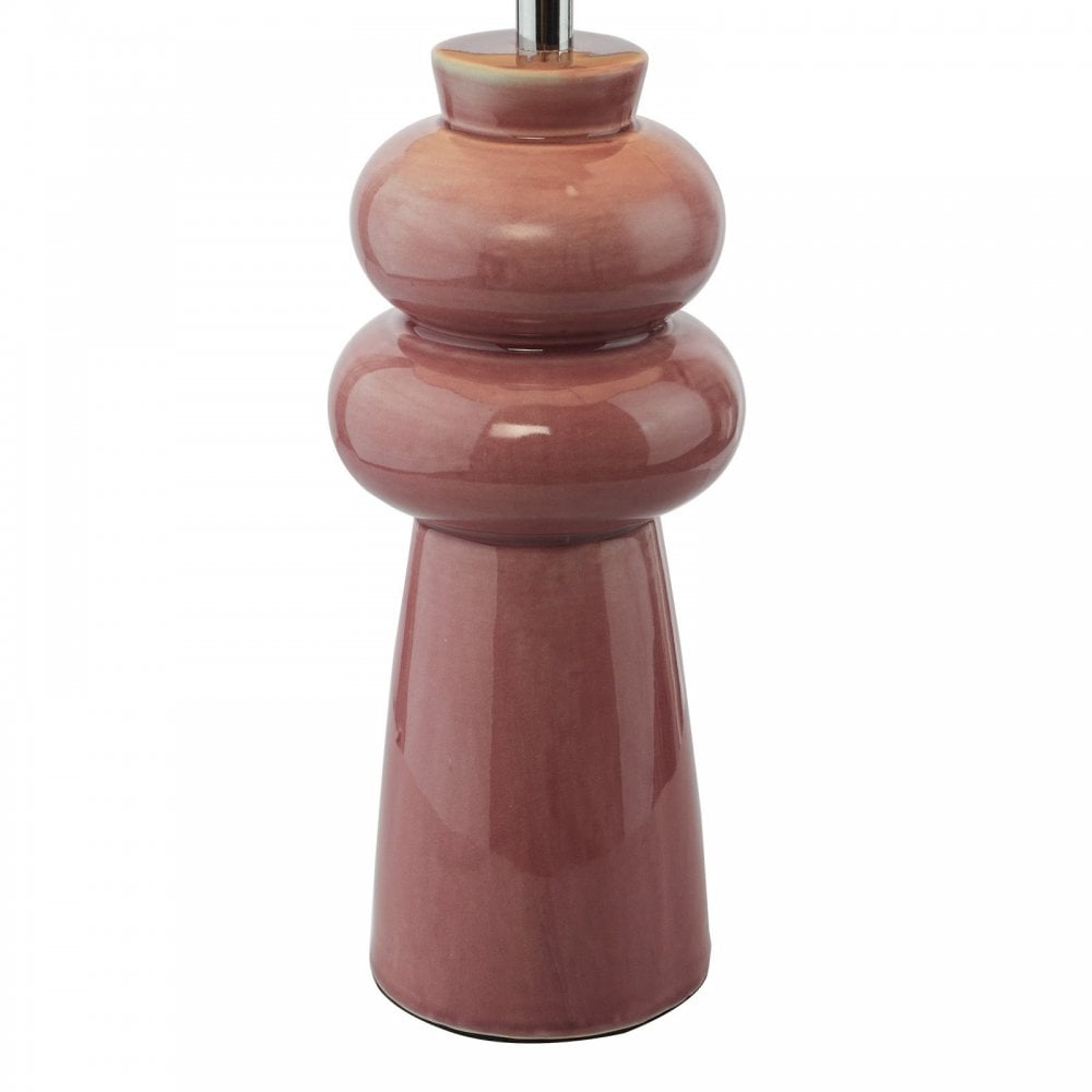 Jordana Pink Table Lamp C/W Shade