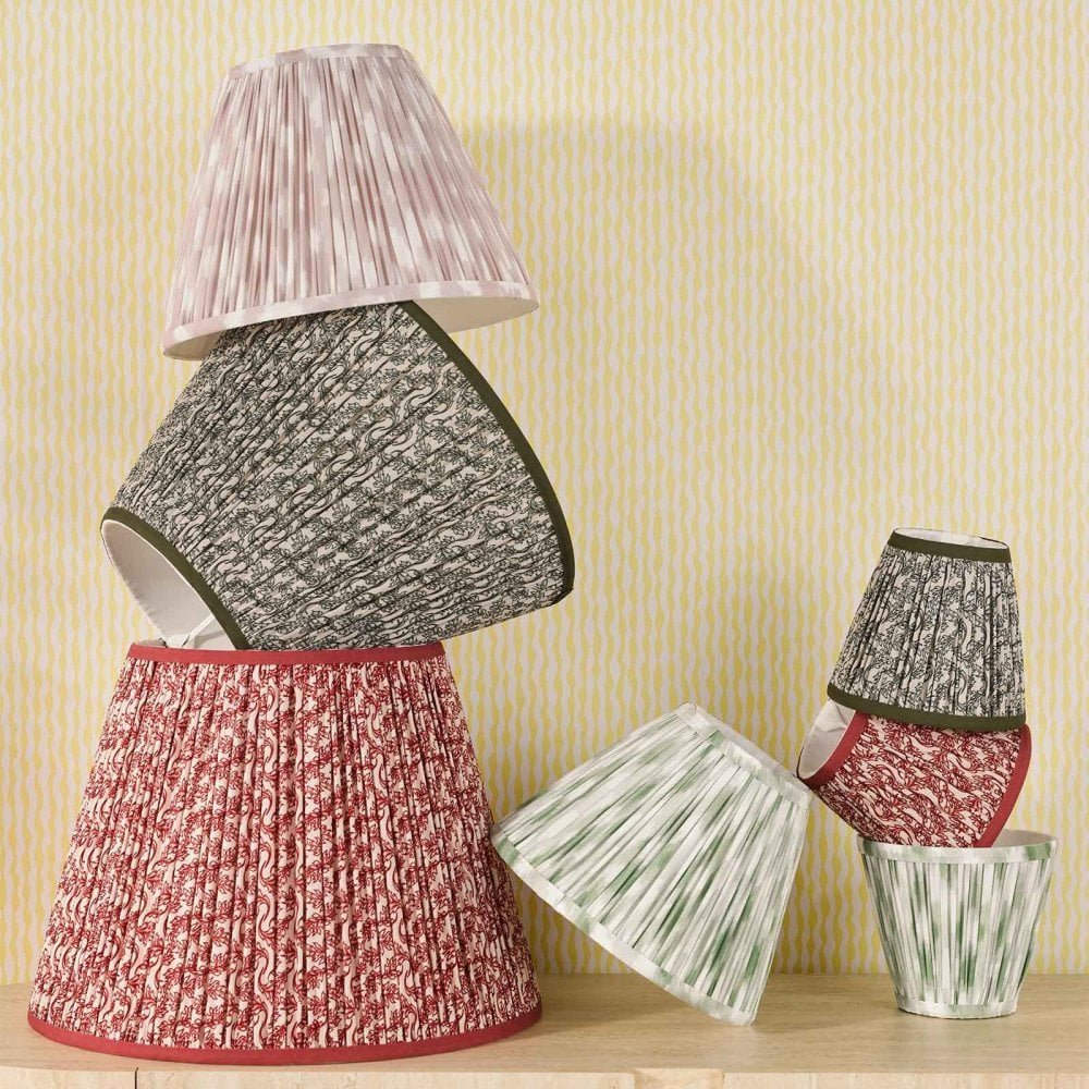 Ikat Taupe 350mm Cotton Empire Shade