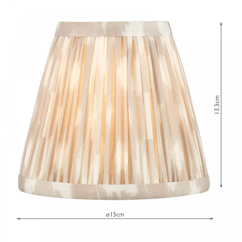 Ikat Taupe 150mm Cotton Empire Shade