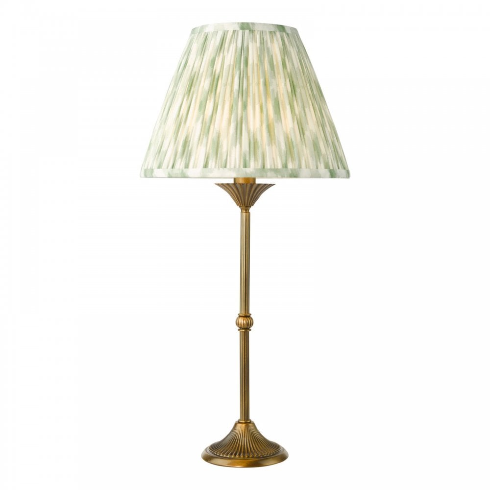 Ikat Green 250mm Cotton Empire Shade
