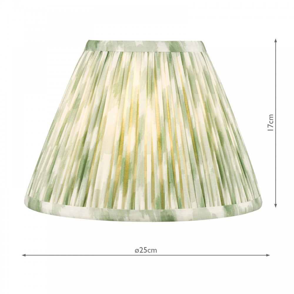 Ikat Green 250mm Cotton Empire Shade