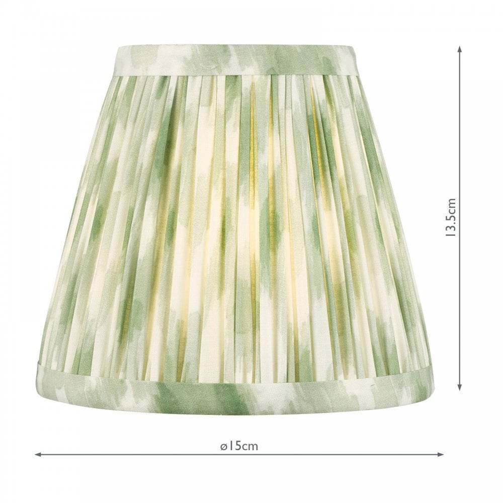 Ikat Green 150mm Cotton Empire Shade