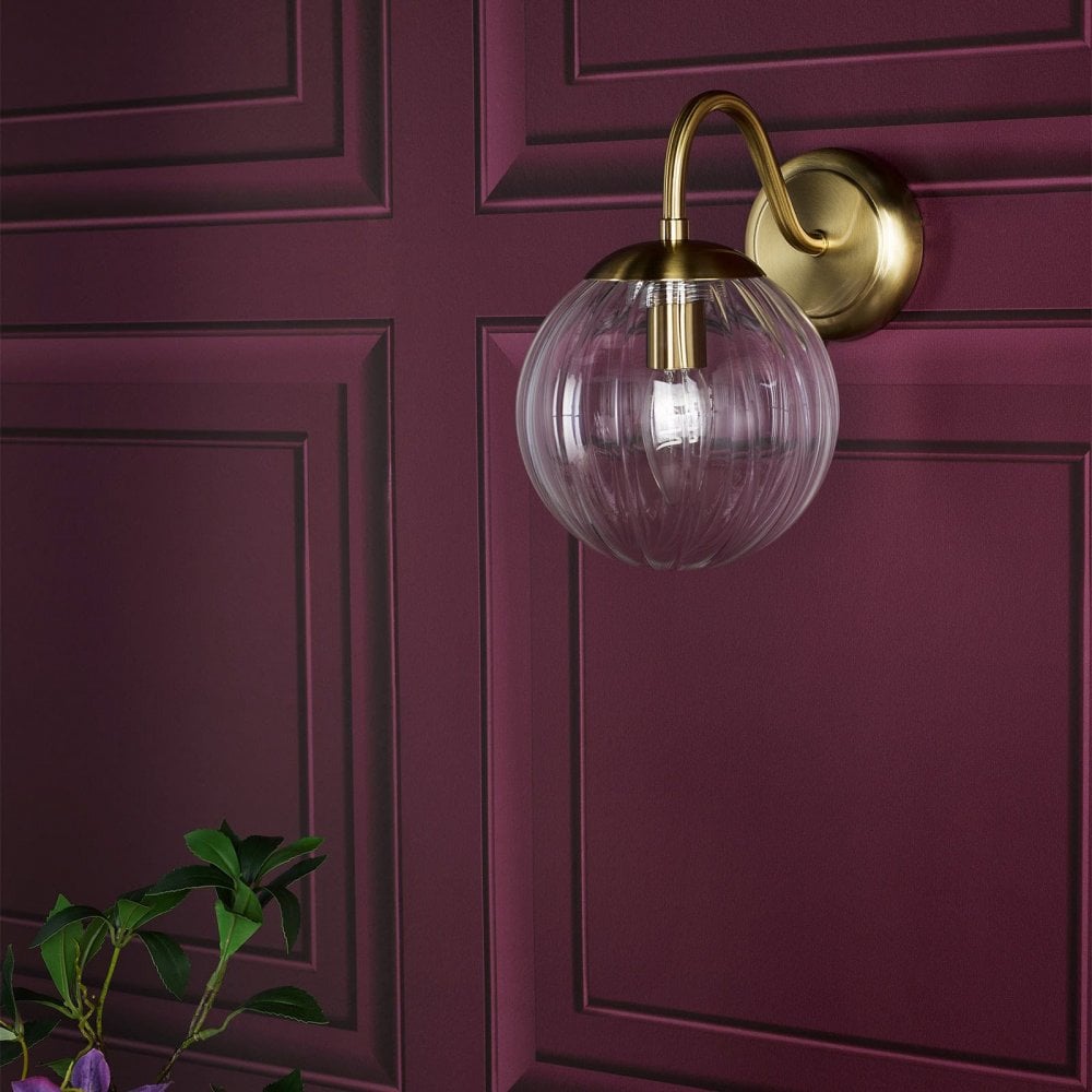 Jocelyn Brass Wall Light