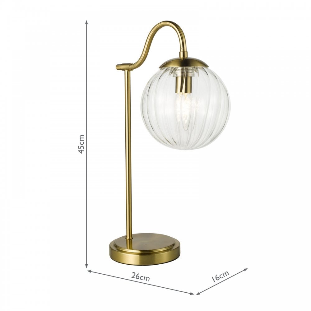 Jocelyn Brass Table Lamp