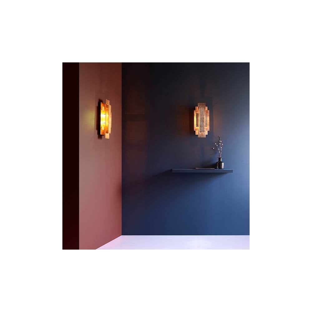 Silver Leaf Wall Light