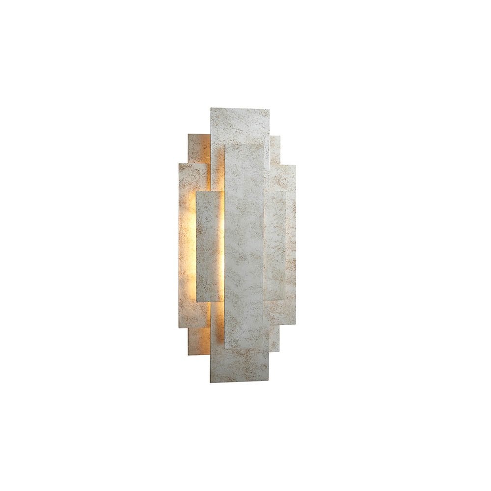 Silver Leaf Wall Light