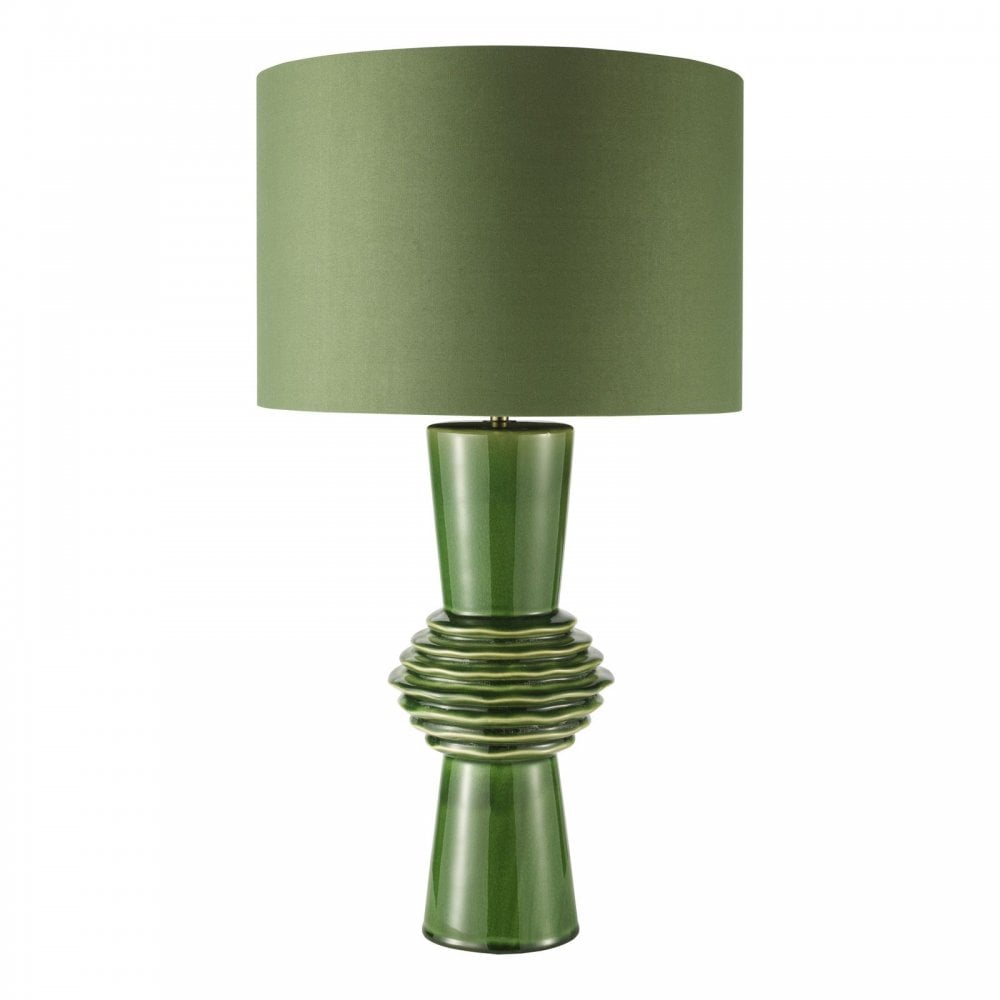 Lagle Green Table Lamp C/W Shade