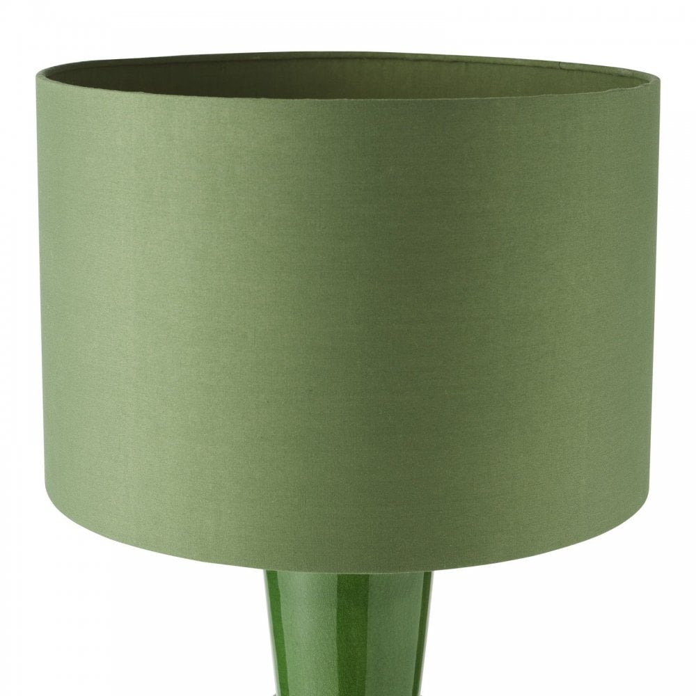 Lagle Green Table Lamp C/W Shade