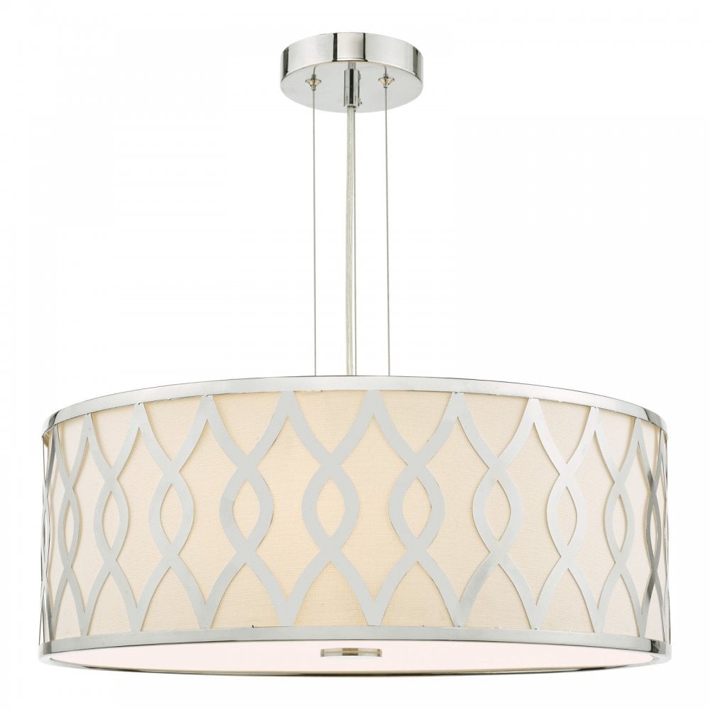 Locryn 4 Light Polished Chrome Pendant