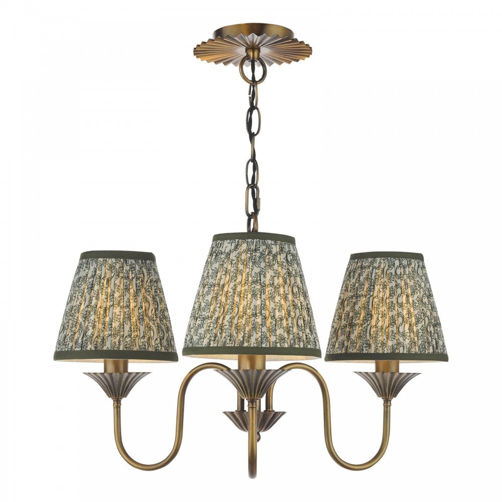 Lydian 3 Light Antique Bronze Pendant