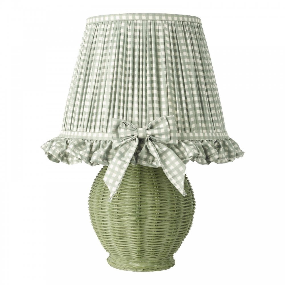 Omer Green Table Lamp C/W Shade