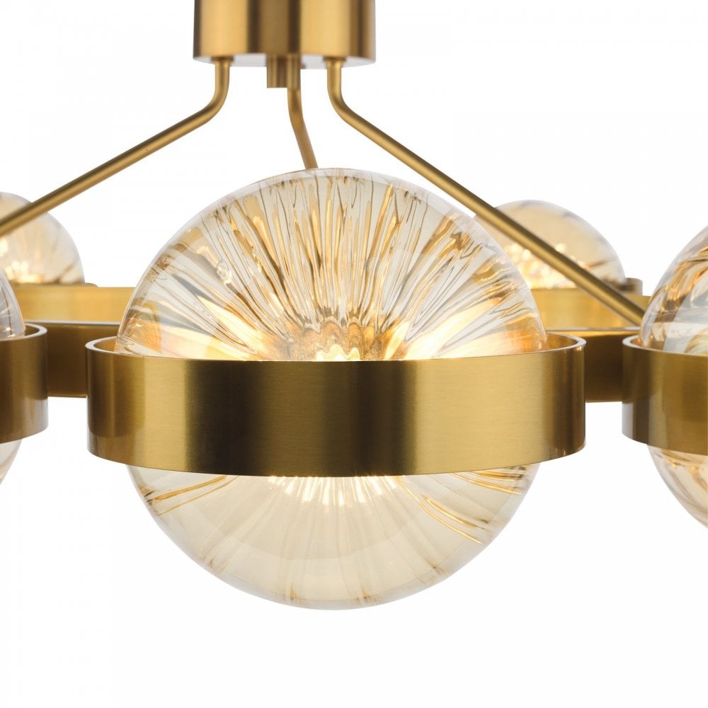 Ophira Antique Gold 12 Light Ceiling Pendant