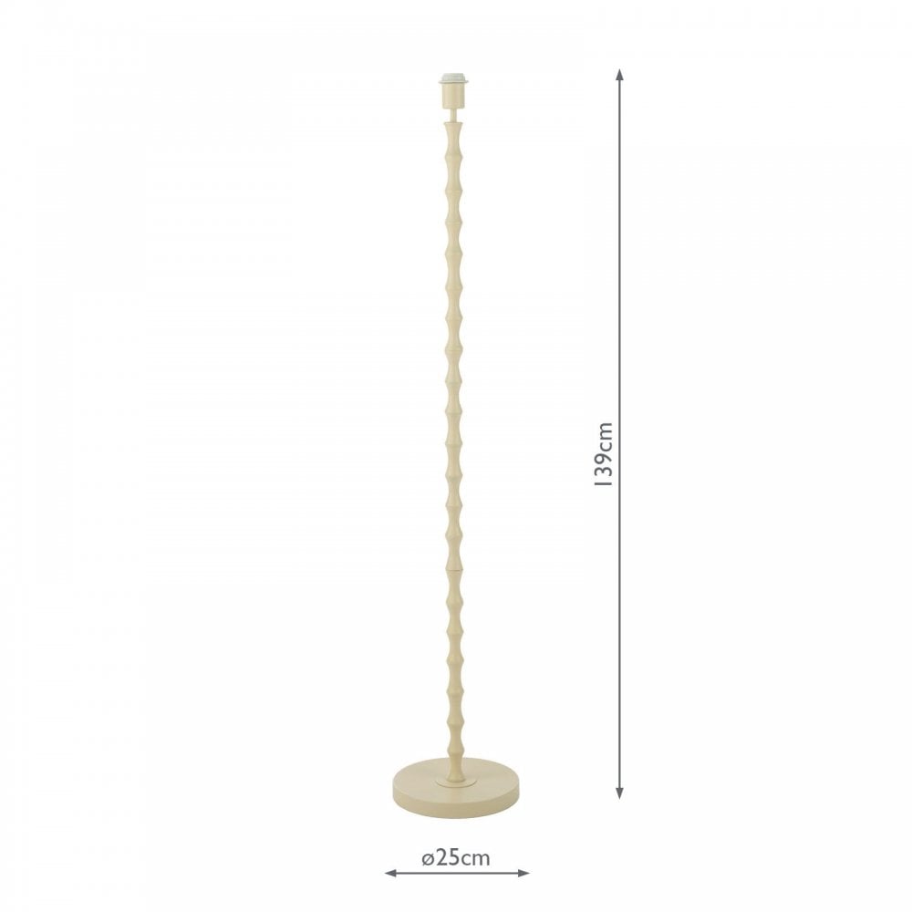 Siyanda Cream Floor Lamp Base Only