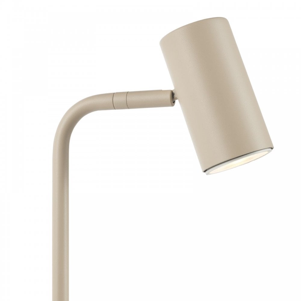 Thierry Matt Taupe Desk Lamp
