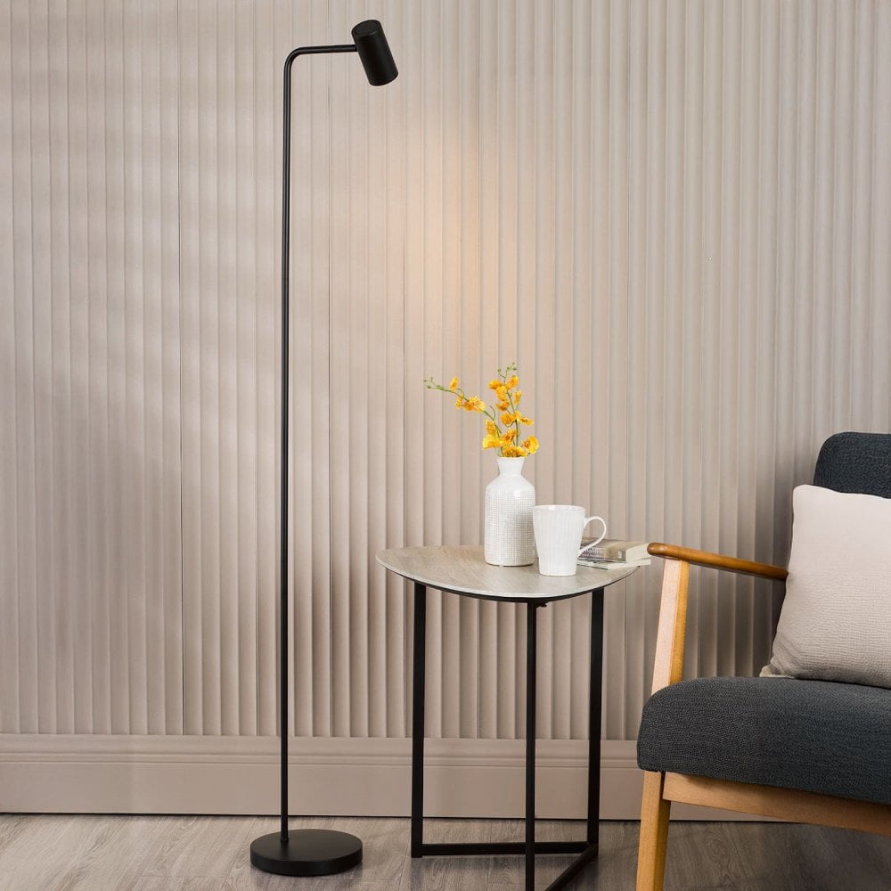 Thierry Matt Black Floor Lamp