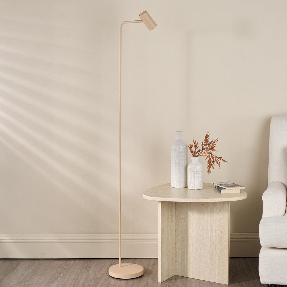 Thierry Matt Taupe Floor Lamp