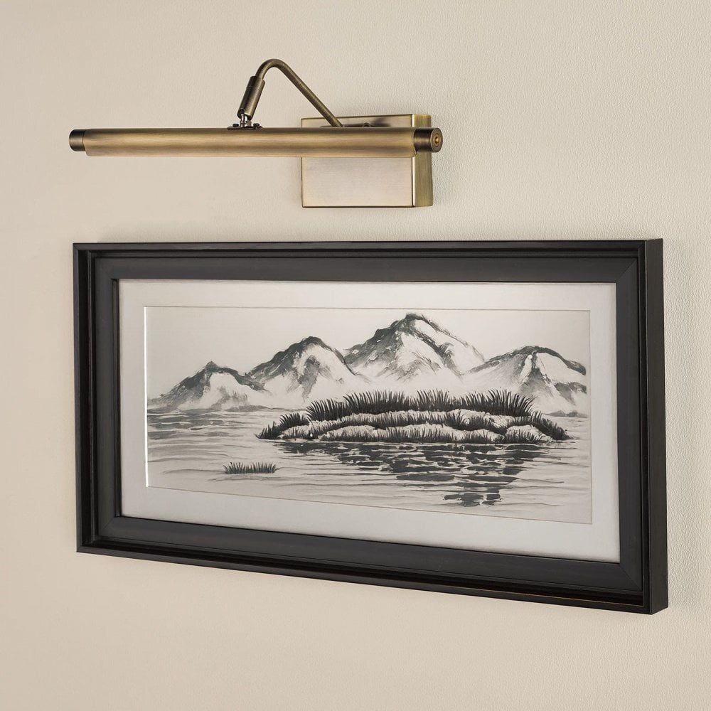 Tyrus 35cm Brushed Bronze LED Picture Light
