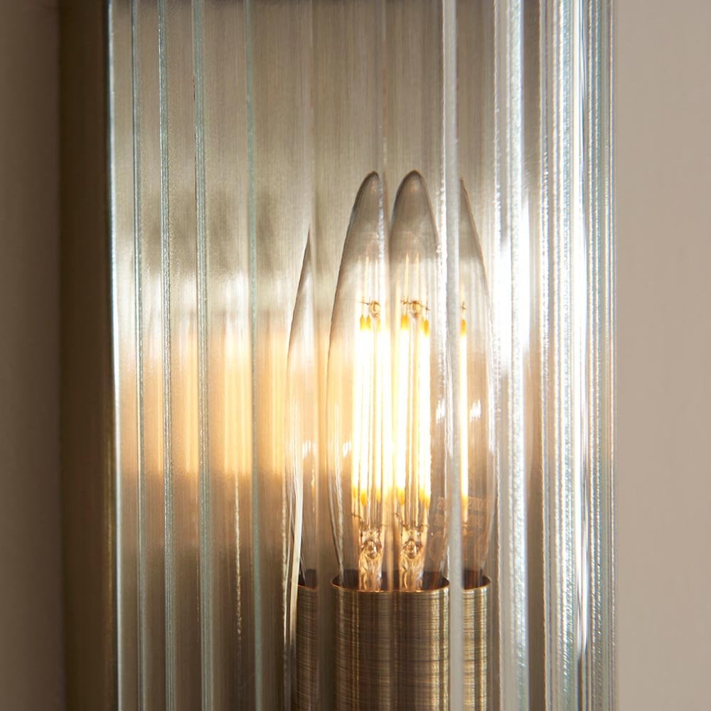Ridgeton Single Antique Brass Wall Light