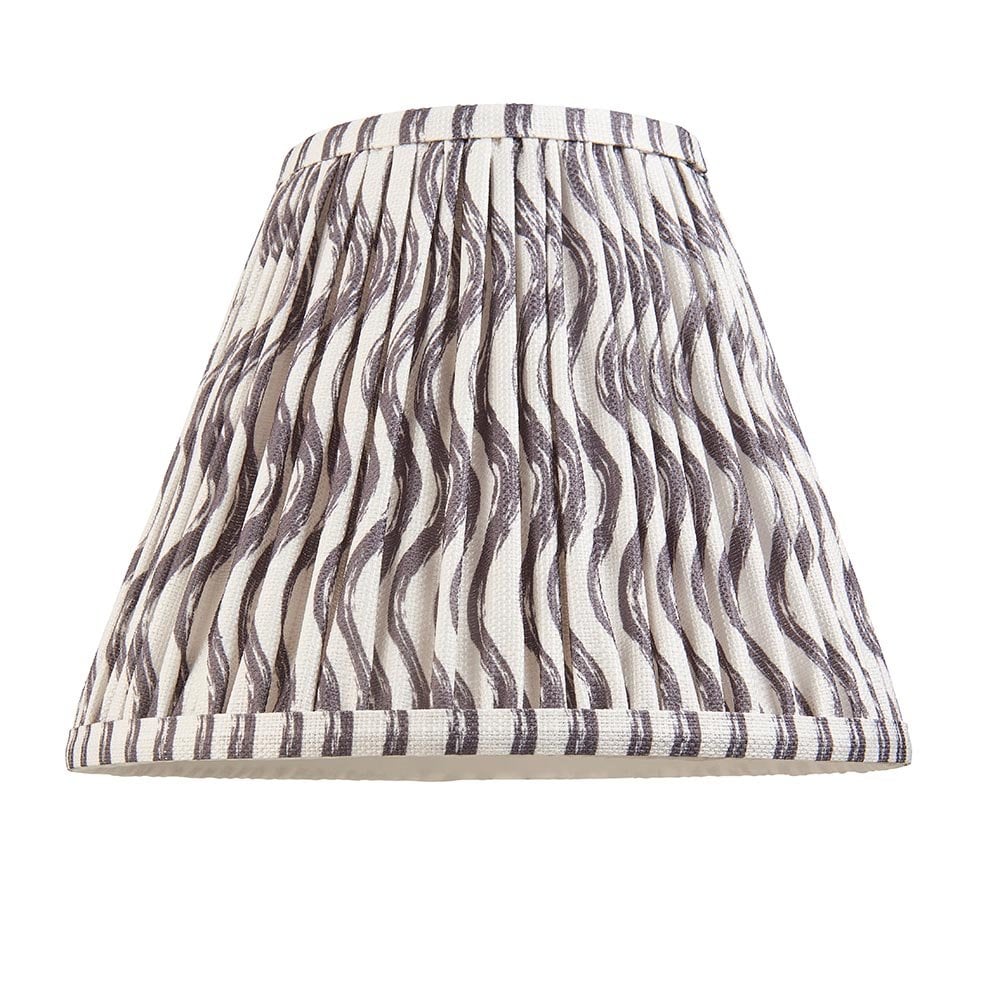 Ripple 250mm Pearl Grey Tapered Shade
