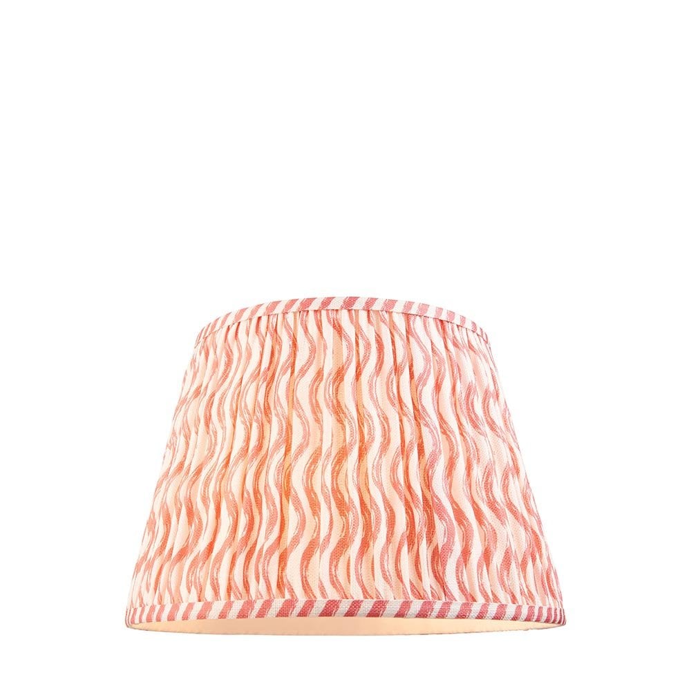 Ripple 350mm Coral Pink Tapered Shade
