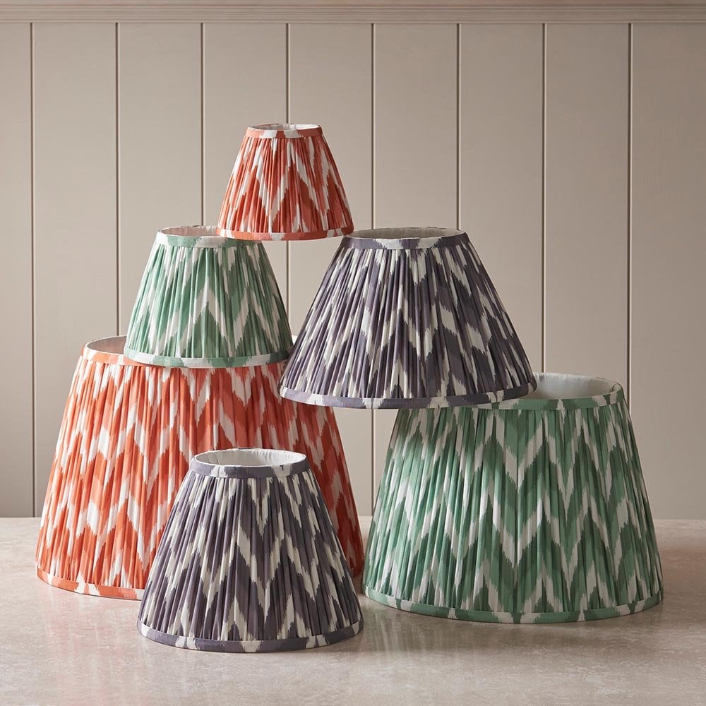 Zigzag 160mm Apricot Tapered Shade