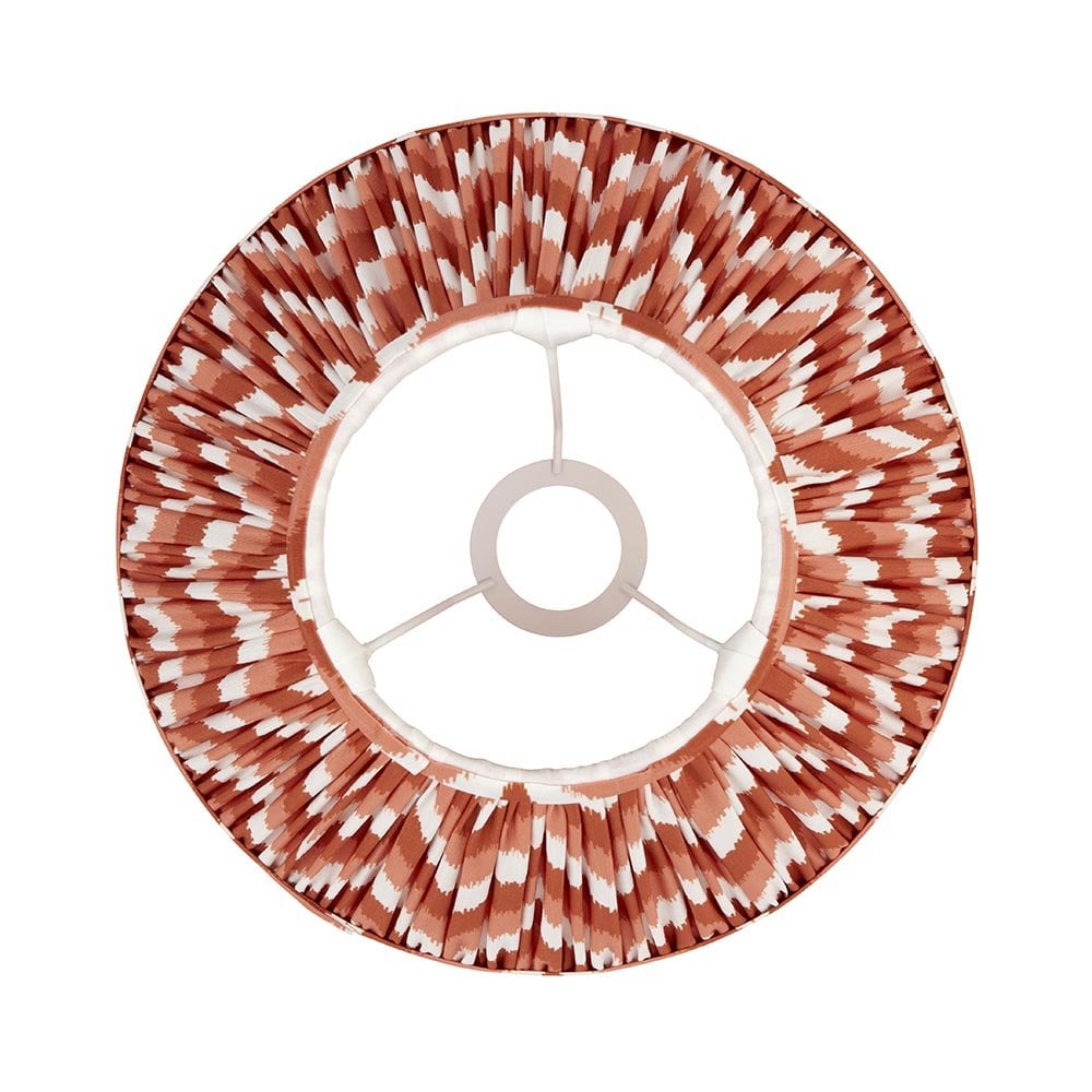 Zigzag 300mm Apricot Tapered Shade